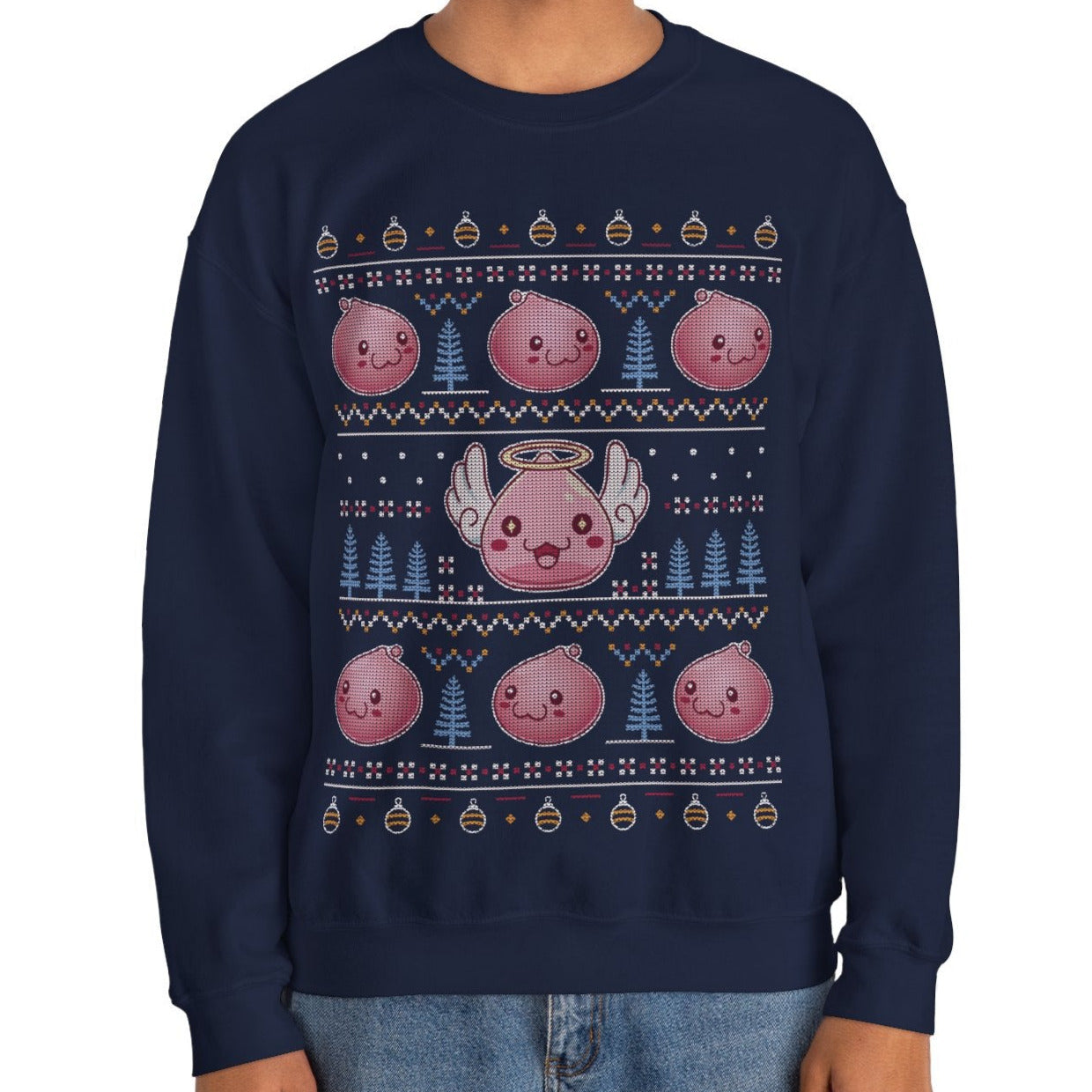 Porings Ugly Sweater Unisex Crewneck Sweatshirt