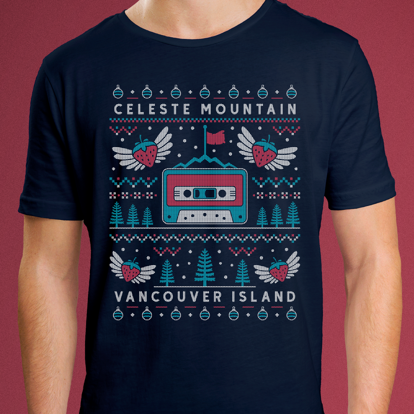 Celeste Mountain Ugly Sweater Unisex T-Shirt