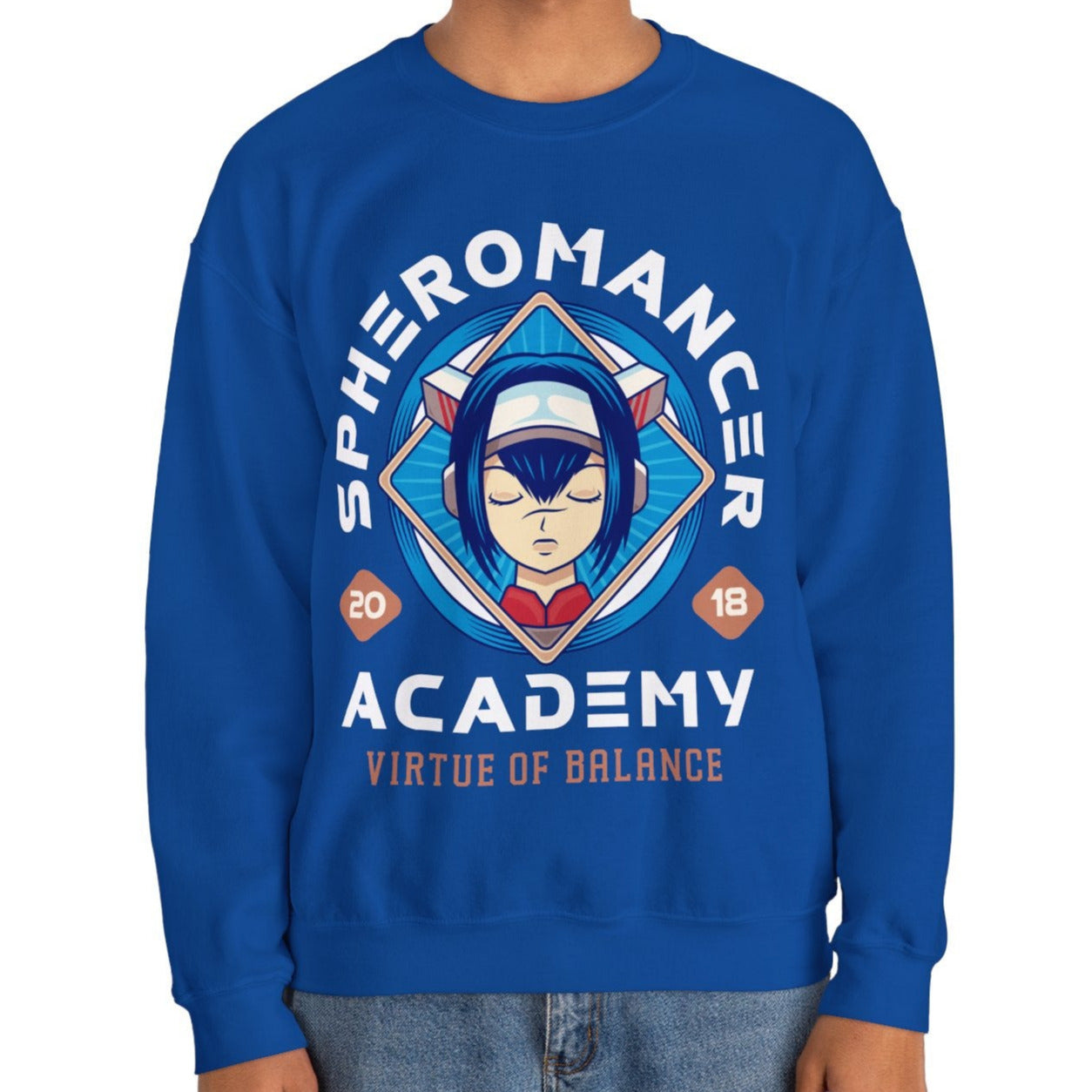 True Spheromancer Academy Unisex Crewneck Sweatshirt