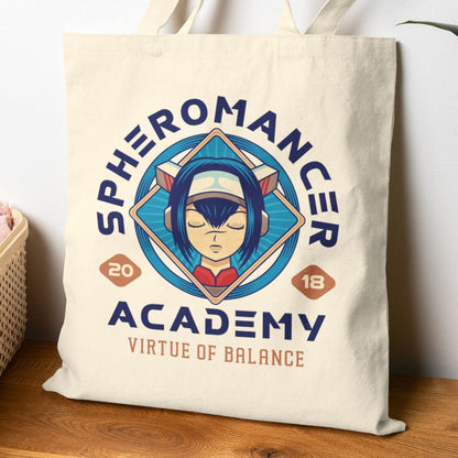 True Spheromancer Academy Canvas Tote Bag