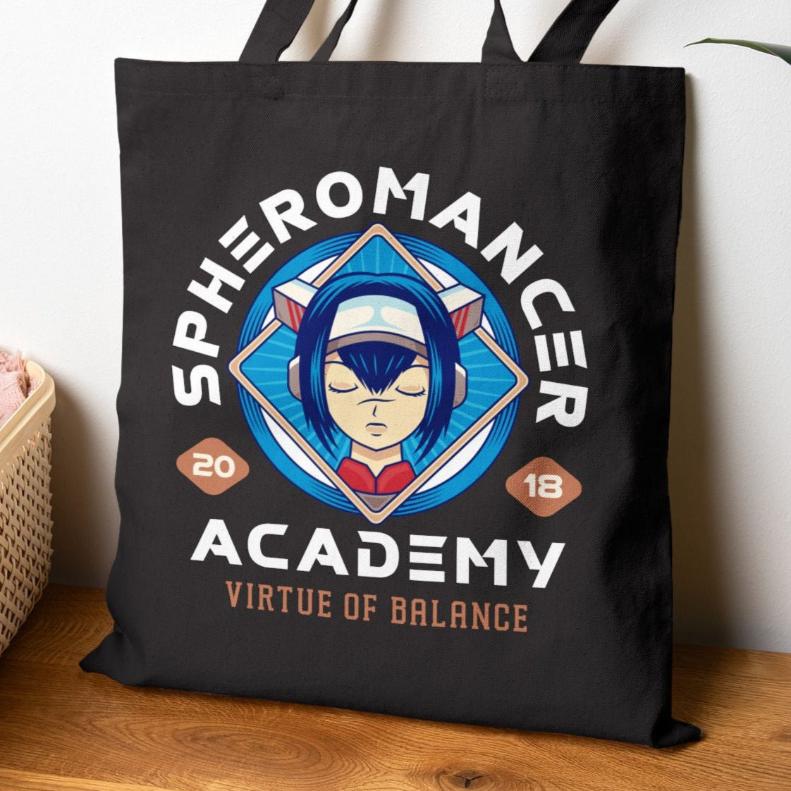 True Spheromancer Academy Canvas Tote Bag