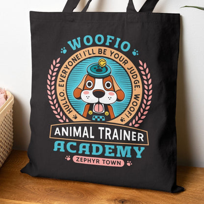 Woofio Zephyr Town Academy Canvas Tote Bag