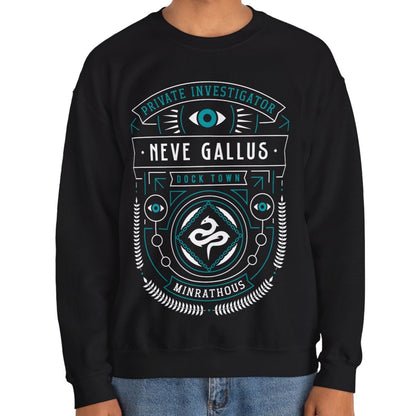 Minrathous Private Investigator Crest Unisex Crewneck Sweatshirt