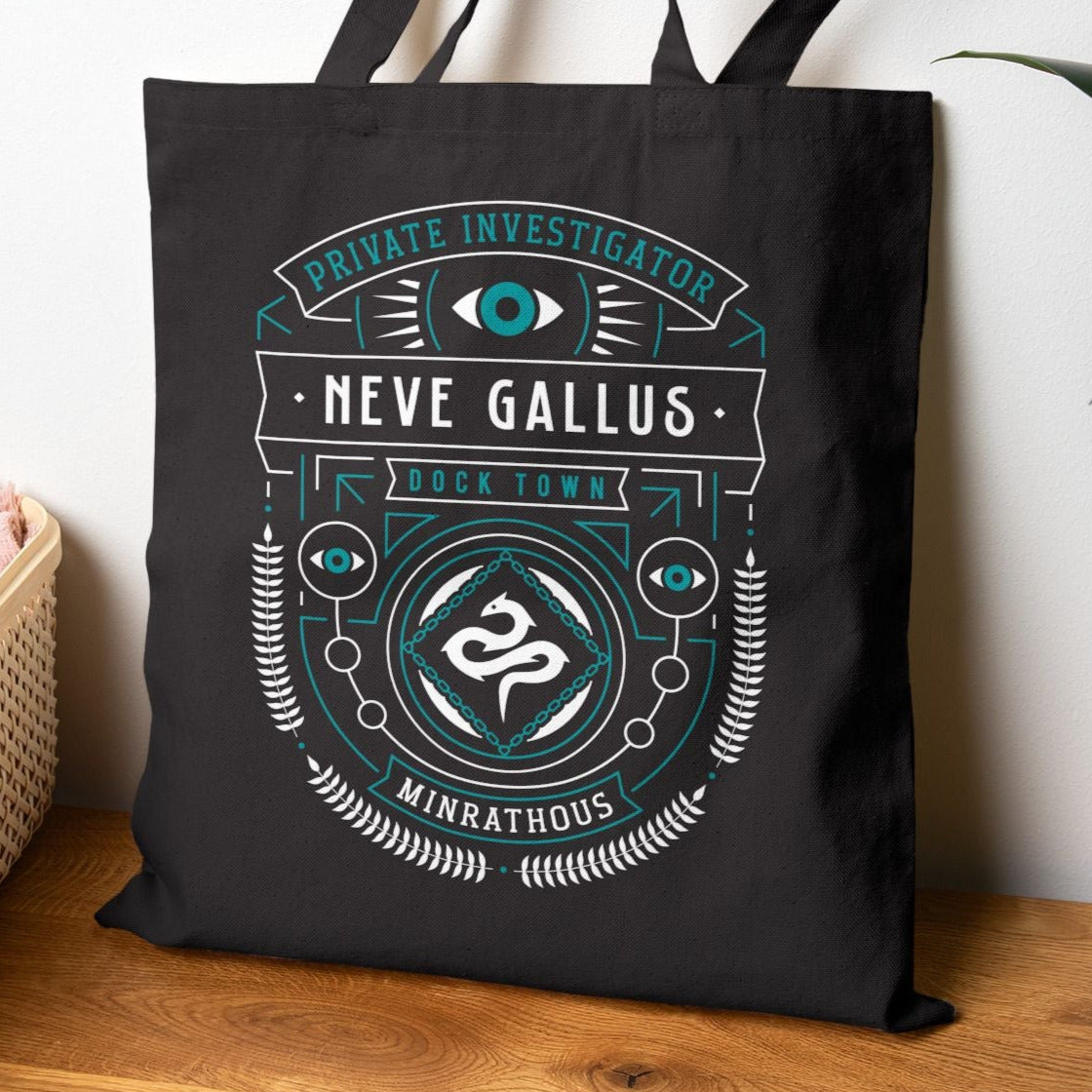 Minrathous Private Investigator Crest Canvas Tote Bag