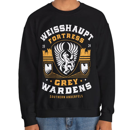 Grey Wardens Fortress Crest Unisex Crewneck Sweatshirt