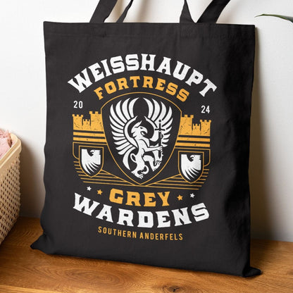 Grey Wardens Fortress Crest Canvas Tote Bag