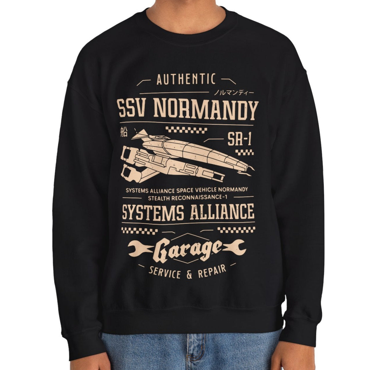 Ssv Normandy Garage Unisex Crewneck Sweatshirt