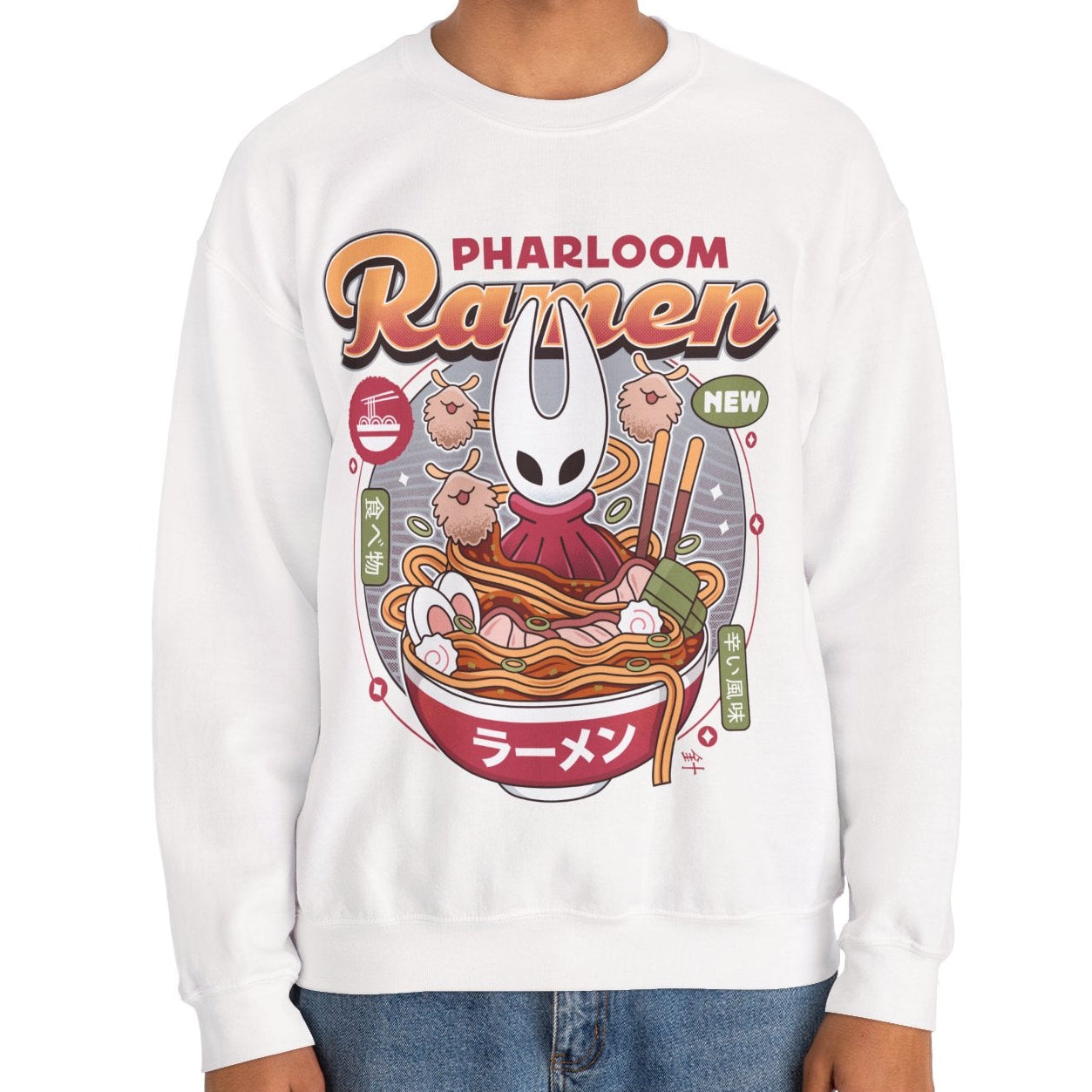 Pharloom Ramen Vintage Unisex Crewneck Sweatshirt