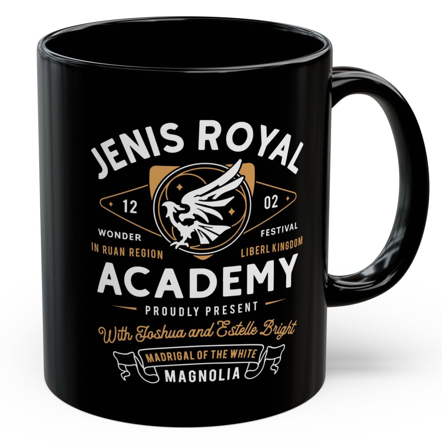 Jenis Royal Academy Emblem Black Mug