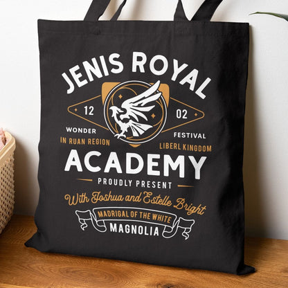 Jenis Royal Academy Emblem Canvas Tote Bag