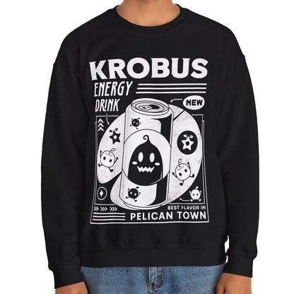 Krobus Energy Drink Grunge Unisex Crewneck Sweatshirt