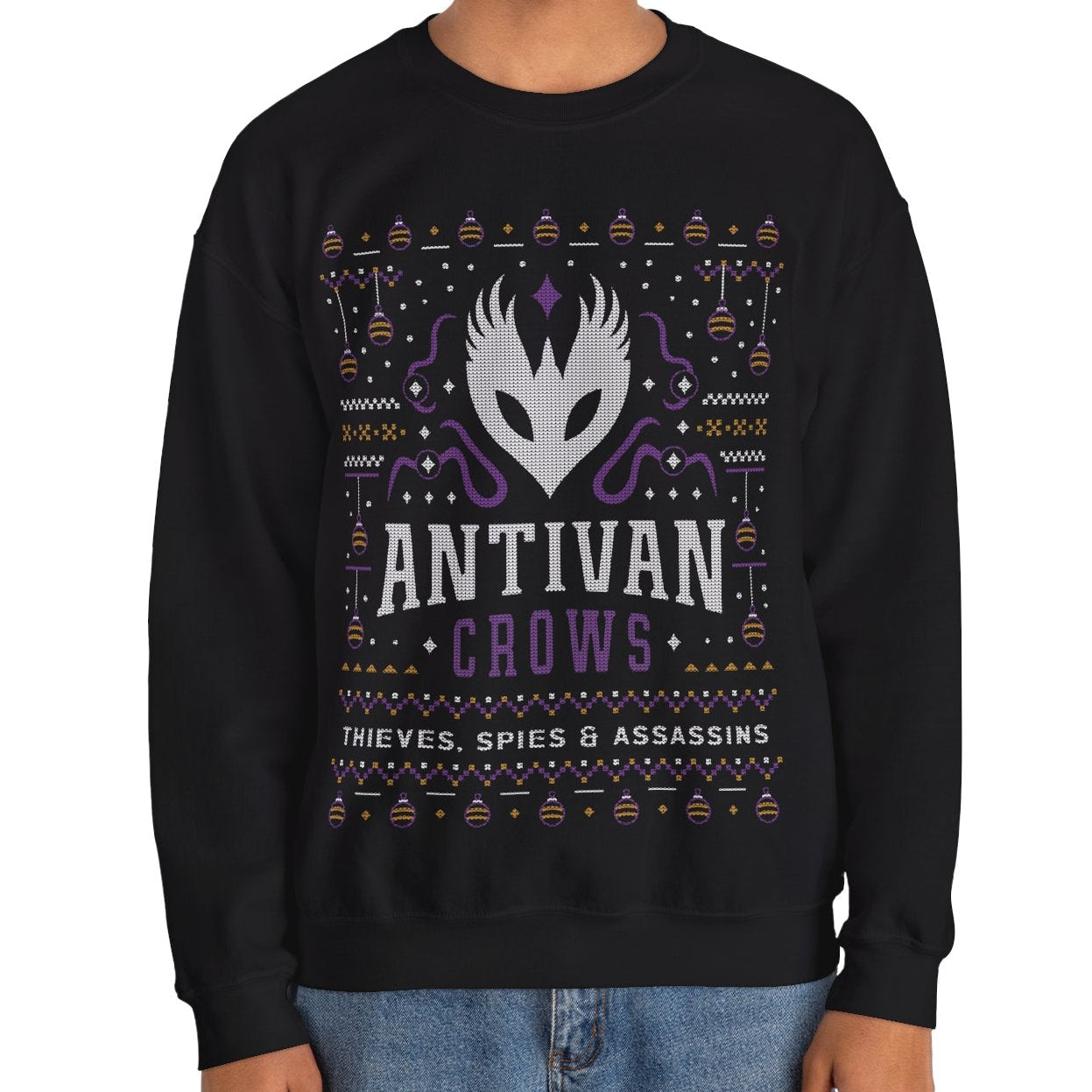 Antivan Crows Ugly Sweater Unisex Crewneck Sweatshirt