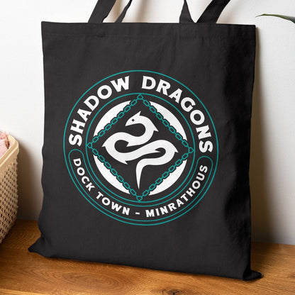 Minrathous Shadow Dragons Emblem Canvas Tote Bag