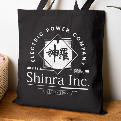 Shinra Inc Crest Canvas Tote Bag