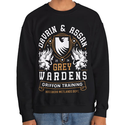Davrin And Assan Emblem Crewneck Sweatshirt