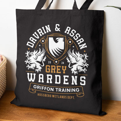 Davrin And Assan Emblem Tote Bag