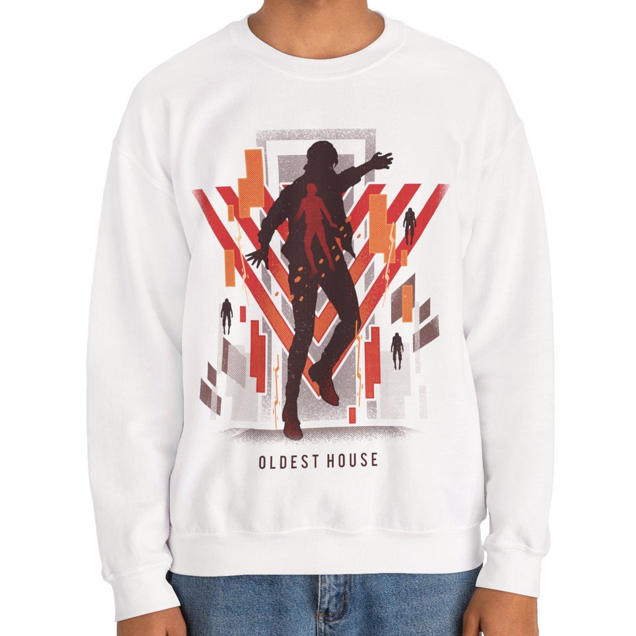 Paranatural Oldest House Building Crewneck Sweatshirt