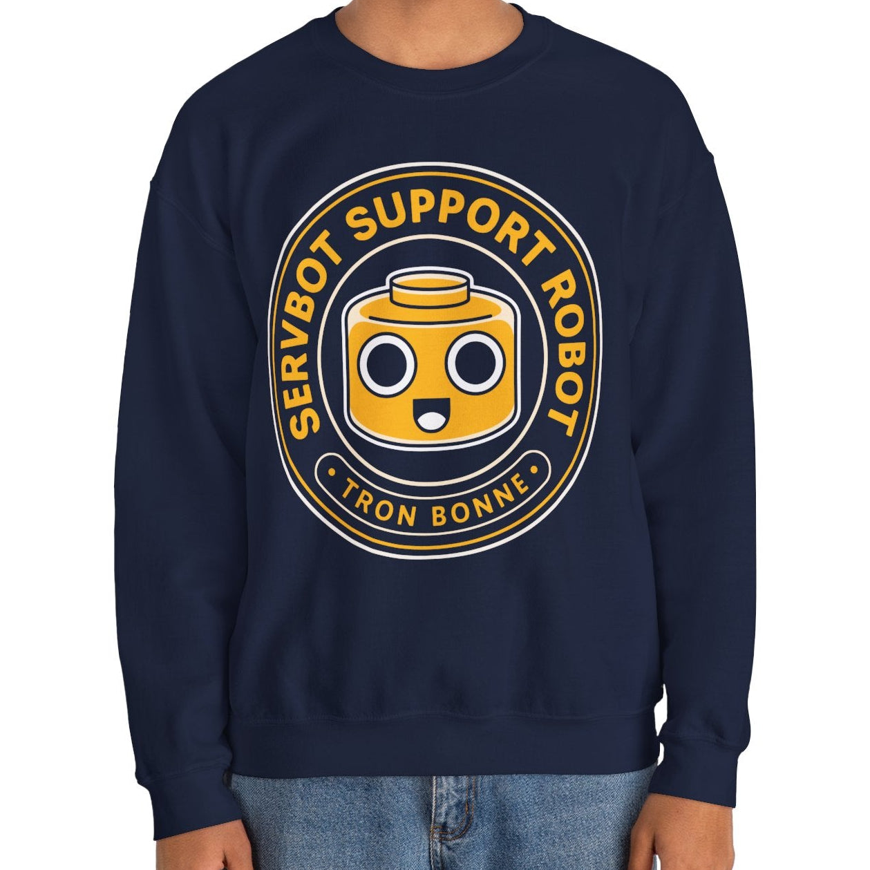 Servbot Vintage Crest Crewneck Sweatshirt