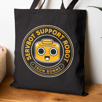 Servbot Vintage Crest Tote Bag