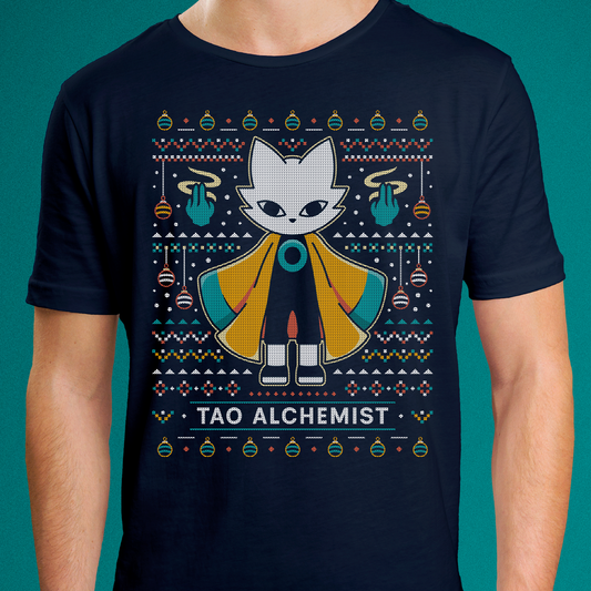 Mysterious Alchemist Ugly Sweater Unisex T-Shirt