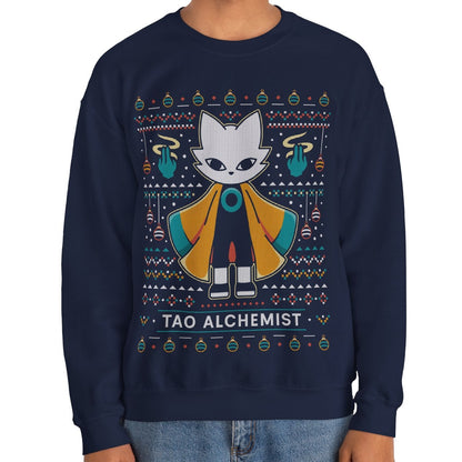 Mysterious Alchemist Ugly Sweater Crewneck Sweatshirt