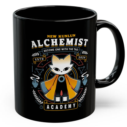 Alchemist Warrior Academy Black Mug