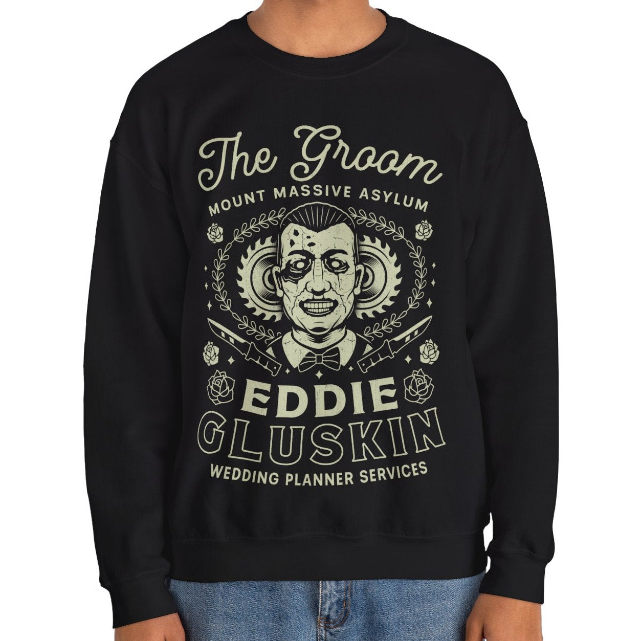 Mount Massive Asylum Groom Crewneck Sweatshirt