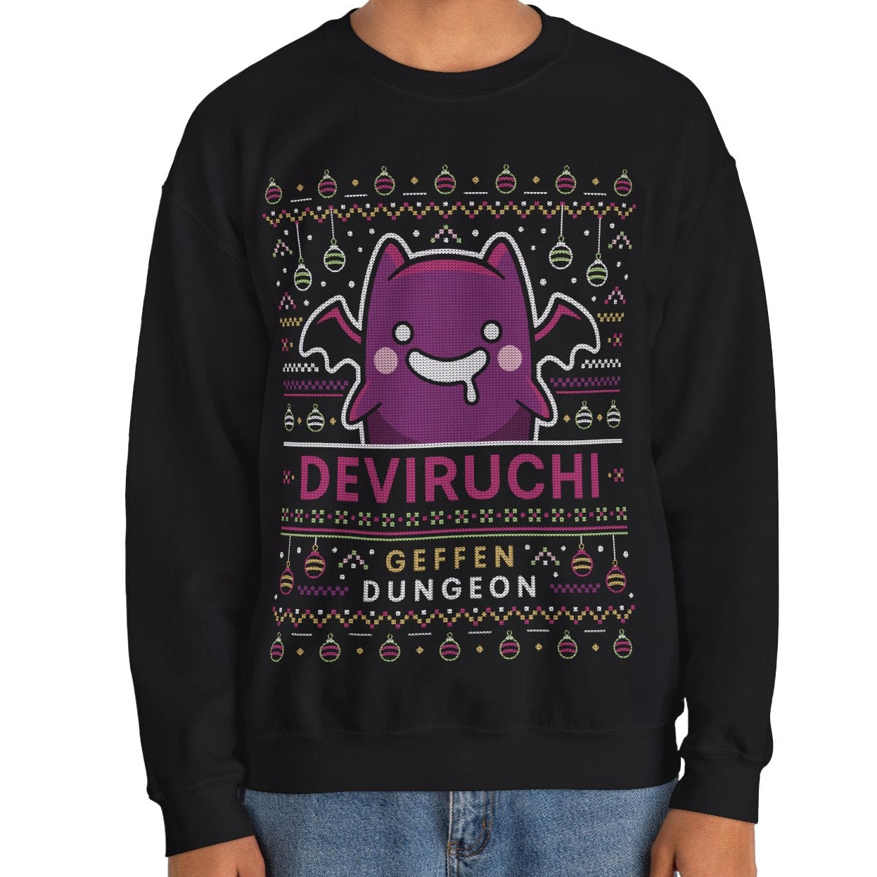 Deviruchi Ugly Sweater Crewneck Sweatshirt