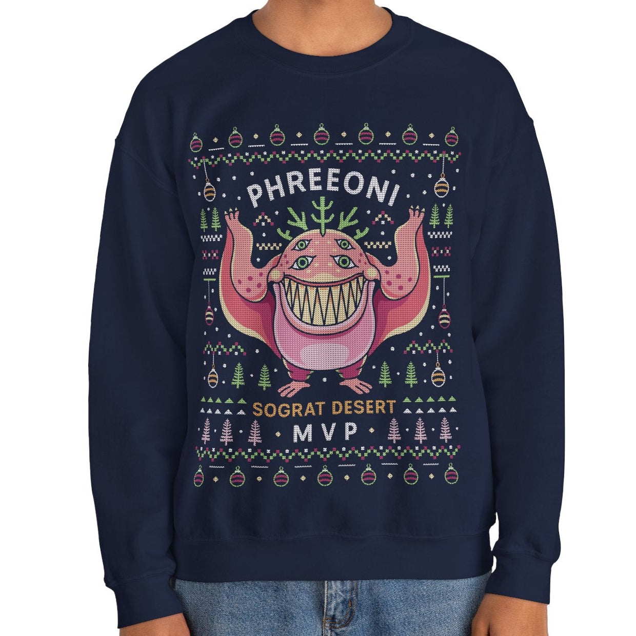 Phreeoni Ugly Sweater Crewneck Sweatshirt