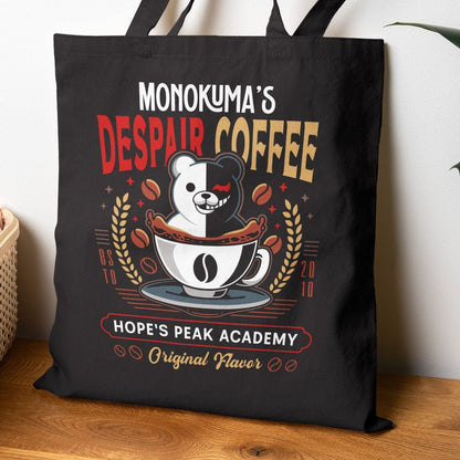 Hopes Peak Academy Coffee Crest Tote Bag