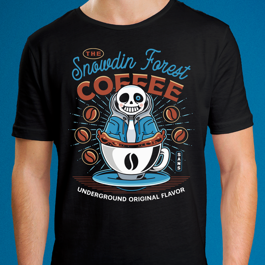 Snowdin Forest Coffee Emblem Unisex T-Shirt