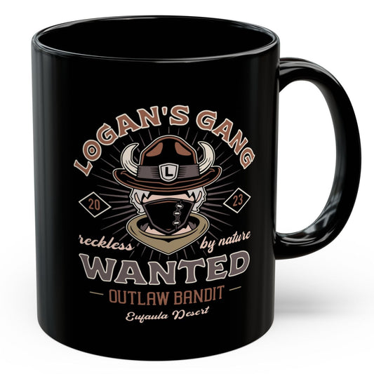 The Eufaula Desert Bandit Black Mug