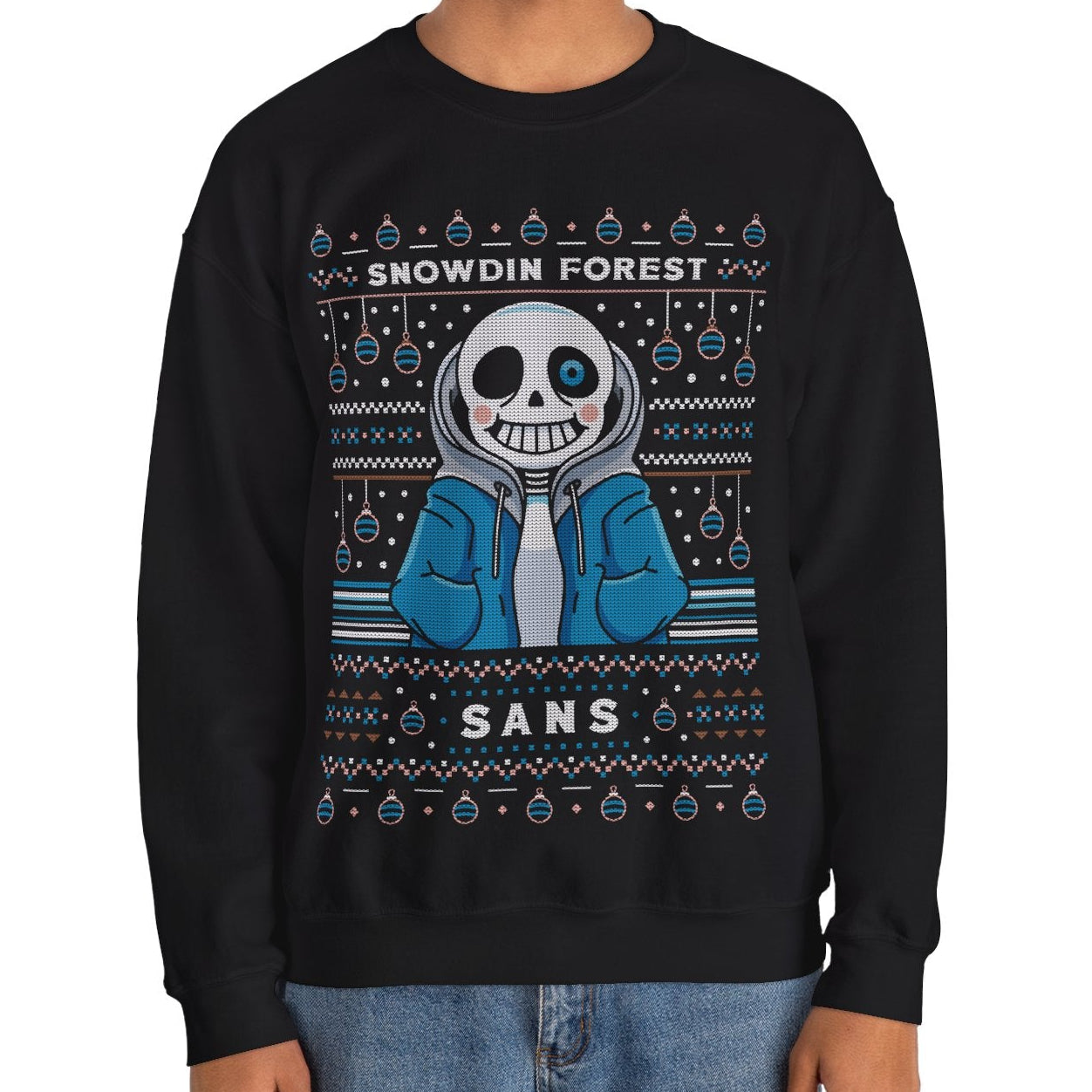 Snowdin Forest Ugly Sweater Crewneck Sweatshirt