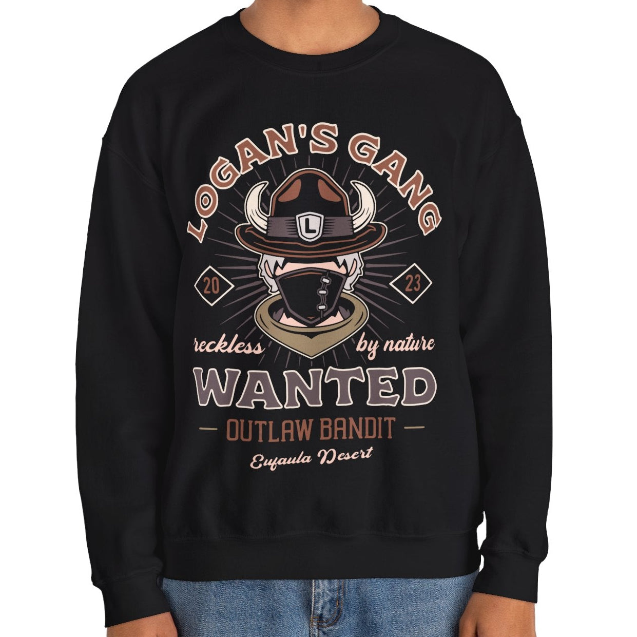 The Eufaula Desert Bandit Crewneck Sweatshirt
