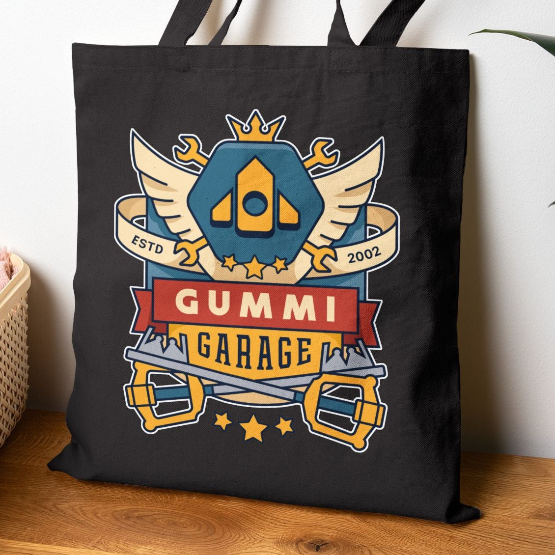 The Gummi Garage Emblem Tote Bag