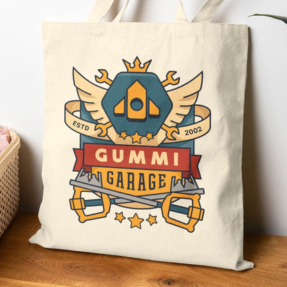 The Gummi Garage Emblem Tote Bag