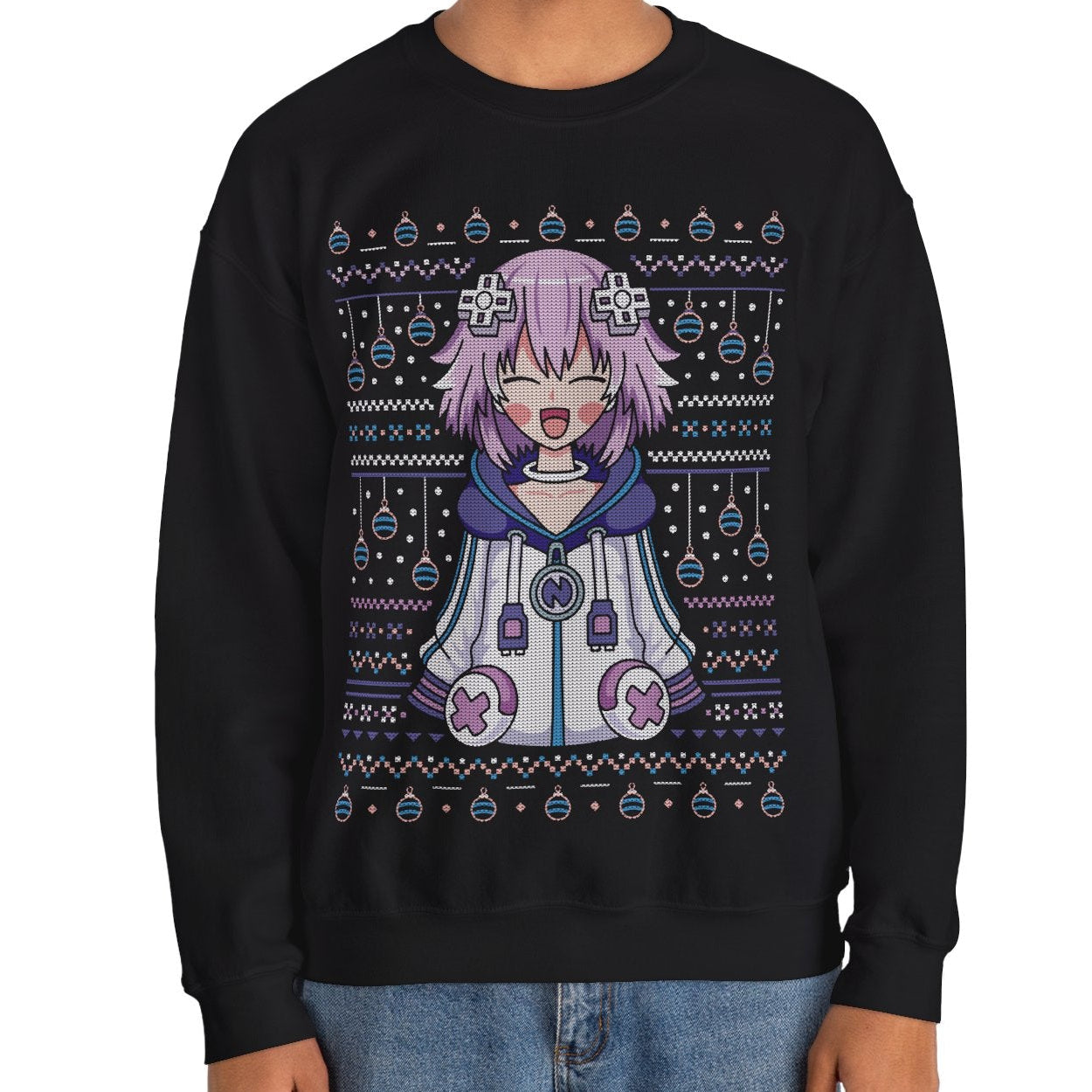 Planeptune Ugly Sweater Crewneck Sweatshirt