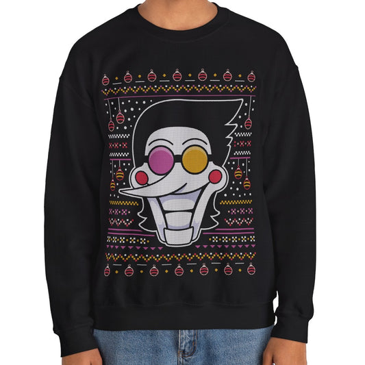 Spamton Ugly Sweater Crewneck Sweatshirt