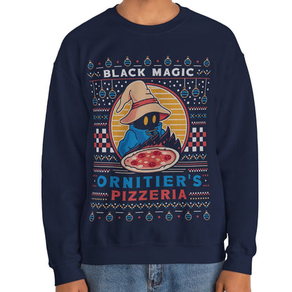 Ornitier Pizzeria Ugly Sweater Crewneck Sweatshirt