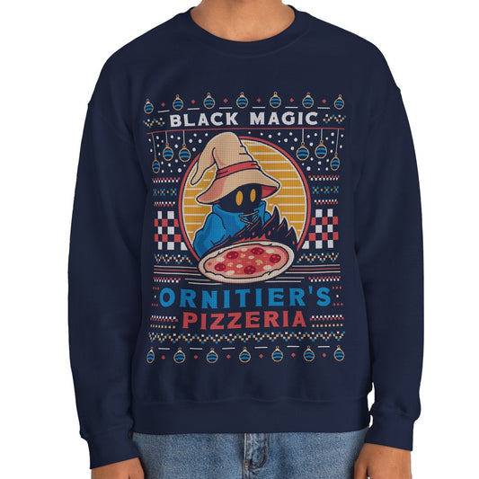 Ornitier Pizzeria Ugly Sweater Crewneck Sweatshirt