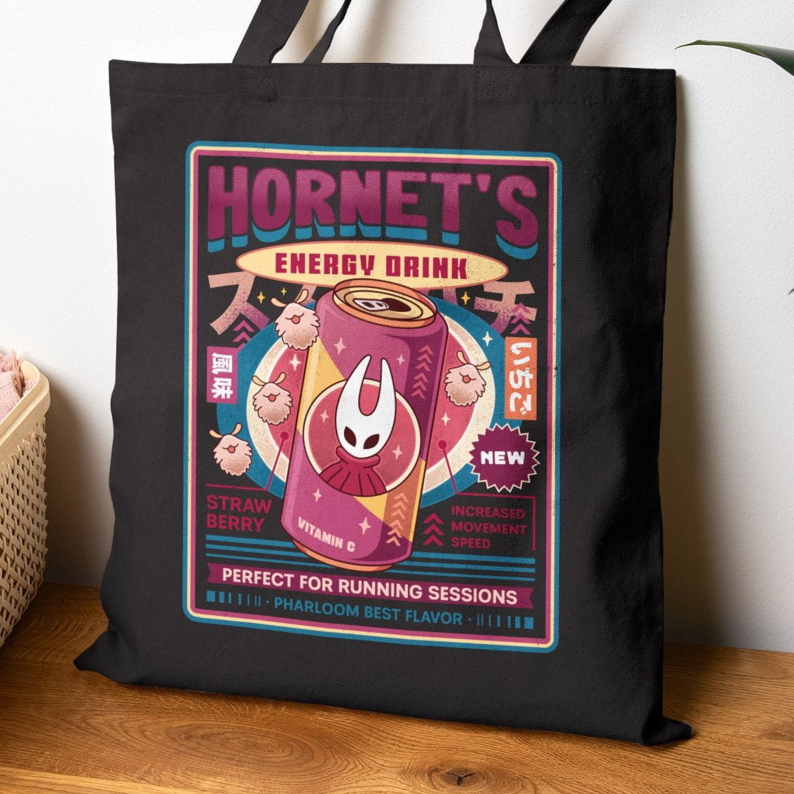 Pharloom Energy Drink Vintage Tote Bag
