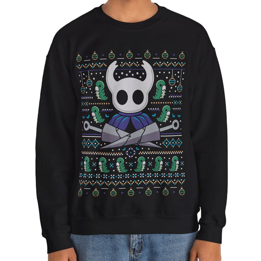 Hallownest Grubs Ugly Sweater Crewneck Sweatshirt