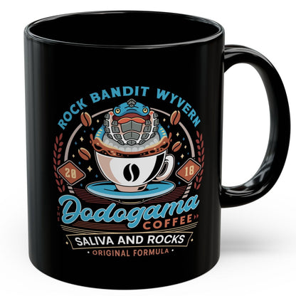 Dodogama Coffee Emblem Black Mug