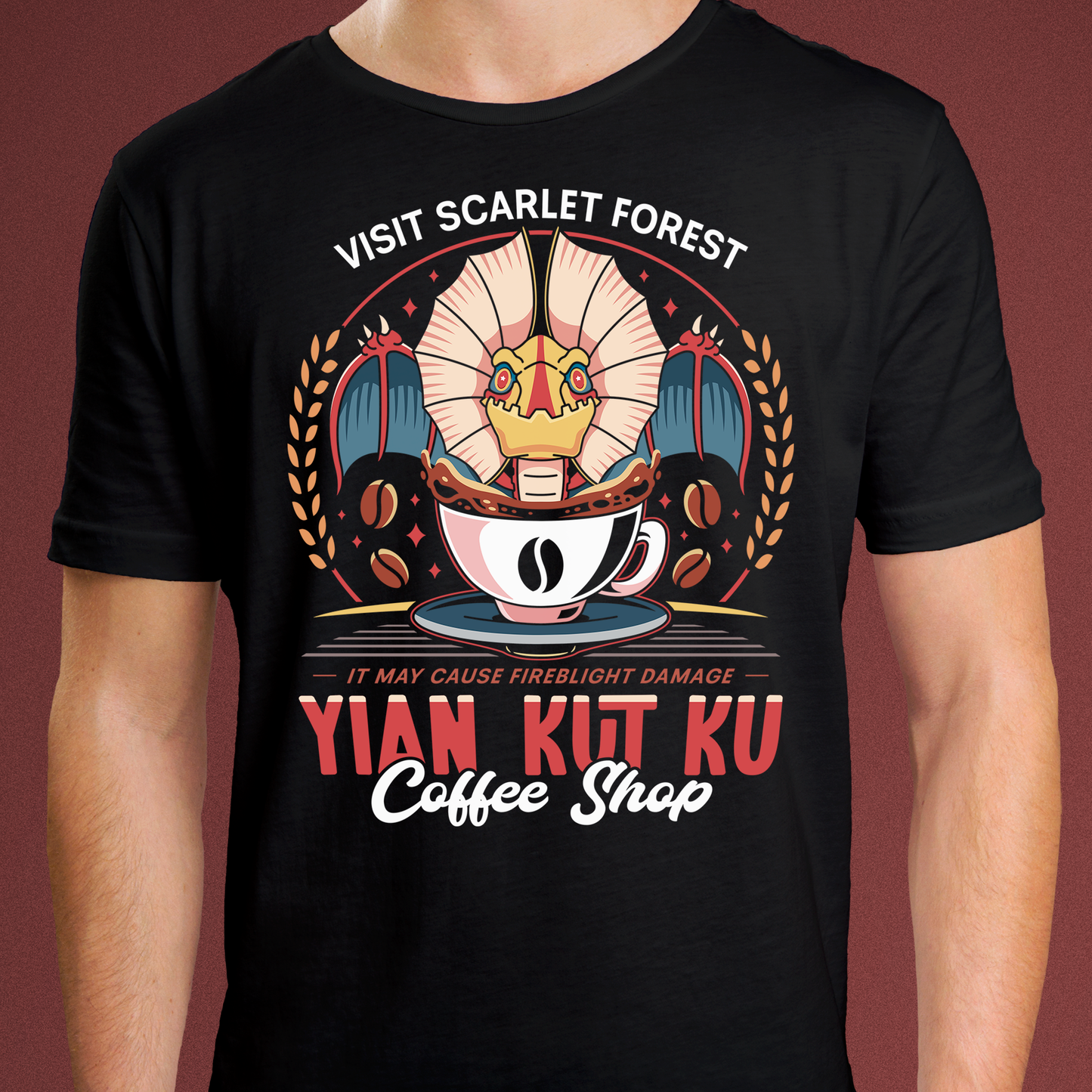 Yian Kut Ku Coffee Emblem Unisex T-Shirt