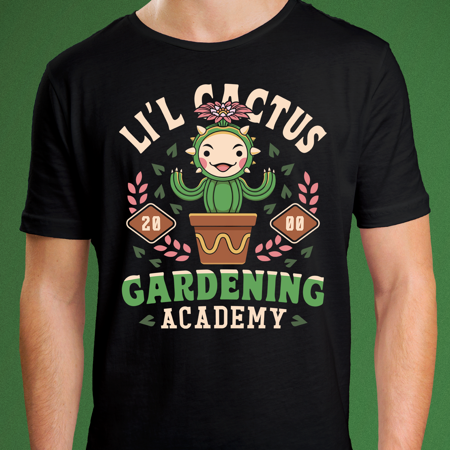 Lil Cactus Gardening Academy Unisex T-Shirt