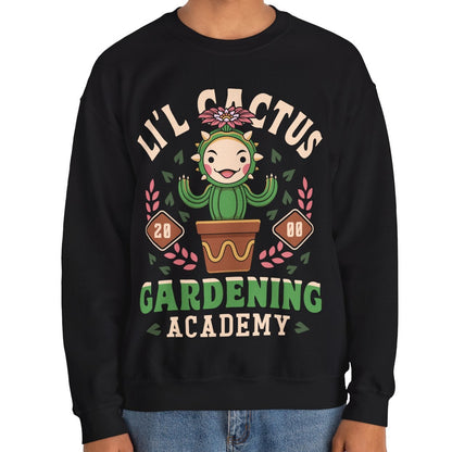 Lil Cactus Gardening Academy Crewneck Sweatshirt