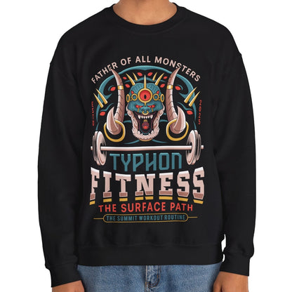 Father Of All Monsters Fitness Emblem Crewneck Sweatshirt