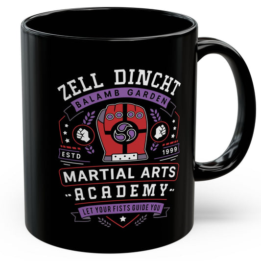 Zell Dincht Academy Emblem Black Mug