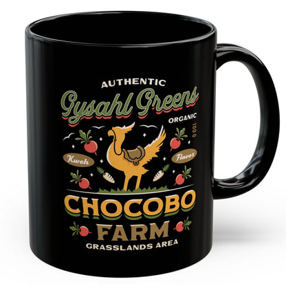 Gysahl Greens Emblem Vintage Black Mug