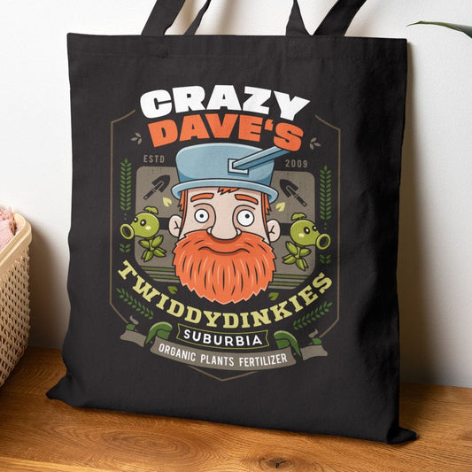 Crazy Dave Fertilizer Vintage Tote Bag